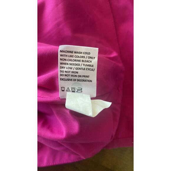 Chase 54 Womens Pink Performance Activewear Jacket Pull On 1/2 Zip Large‎ - Picture 7 of 7